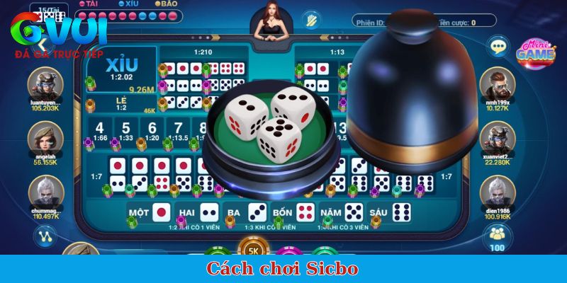 Cách chơi Sicbo