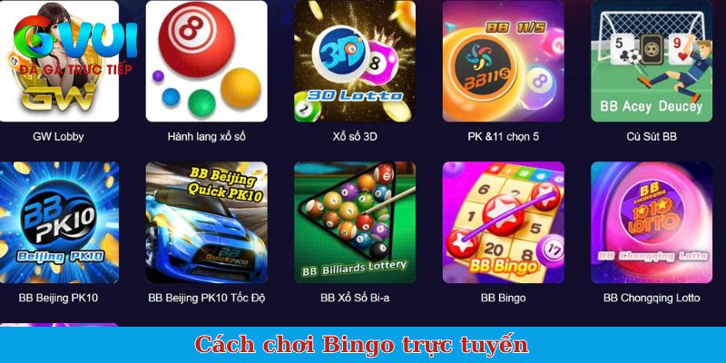 Cách chơi Bingo trực tuyến
